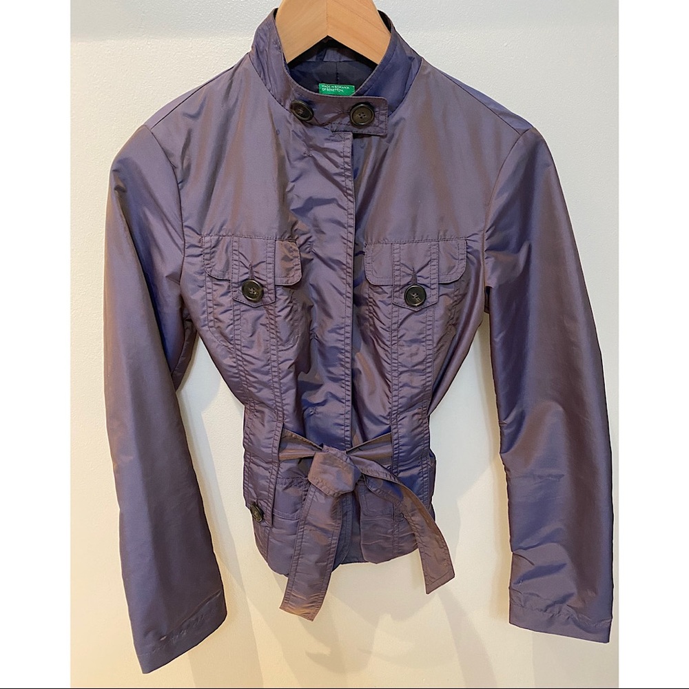 Benetton Purple Iridescent Nylon Jacket - Picture 4 of 9